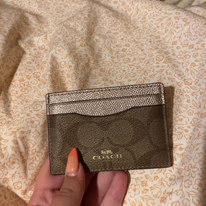 brand new coach card holder